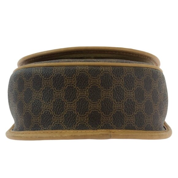 CELINE Brown Leather Shoulder Bag - Picture 6 of 10